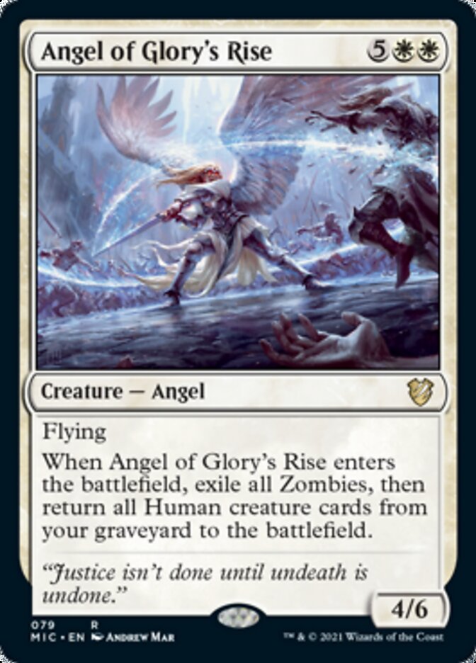 Angel of Glory's Rise [Innistrad: Midnight Hunt Commander] | Chromatic Games