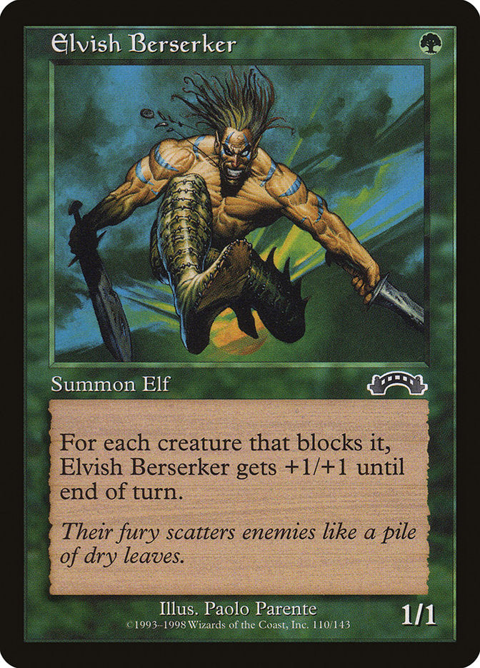 Elvish Berserker [Exodus] | Chromatic Games