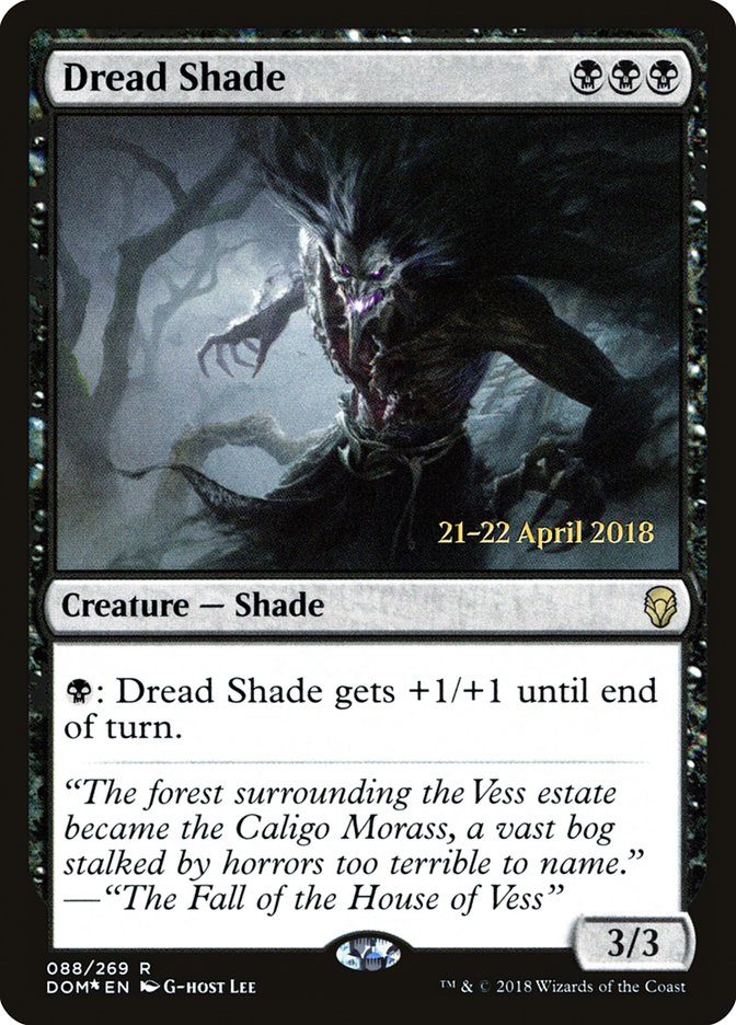 Dread Shade [Dominaria Prerelease Promos] | Chromatic Games