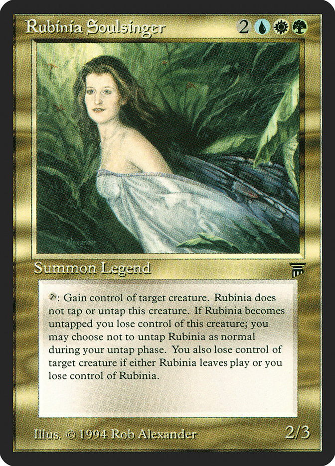 Rubinia Soulsinger [Legends] | Chromatic Games