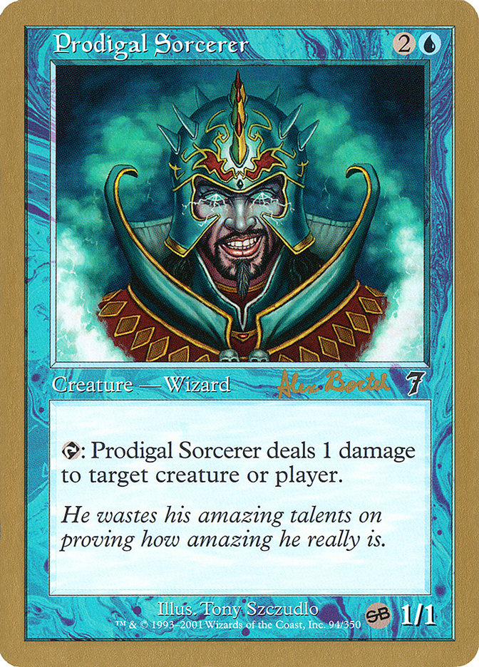 Prodigal Sorcerer (Alex Borteh) (SB) [World Championship Decks 2001] | Chromatic Games