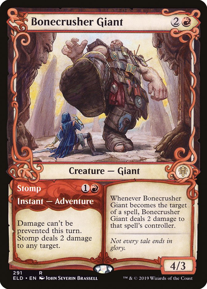 Bonecrusher Giant // Stomp (Showcase) [Throne of Eldraine] | Chromatic Games