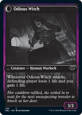 Ragged Recluse // Odious Witch [Innistrad: Double Feature] | Chromatic Games