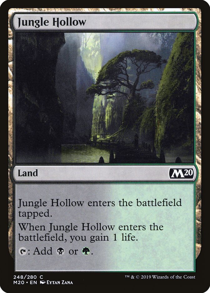 Jungle Hollow [Core Set 2020] | Chromatic Games