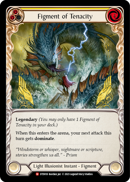 Figment of Tenacity // Metis, Archangel of Tenacity [DTD010] (Dusk Till Dawn) | Chromatic Games