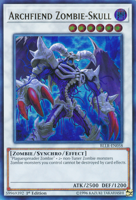 Archfiend Zombie-Skull [BLLR-EN058] Ultra Rare | Chromatic Games