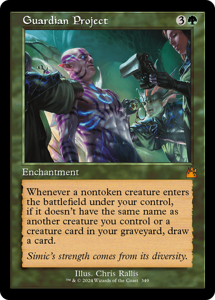Guardian Project (Retro Frame) [Ravnica Remastered] | Chromatic Games