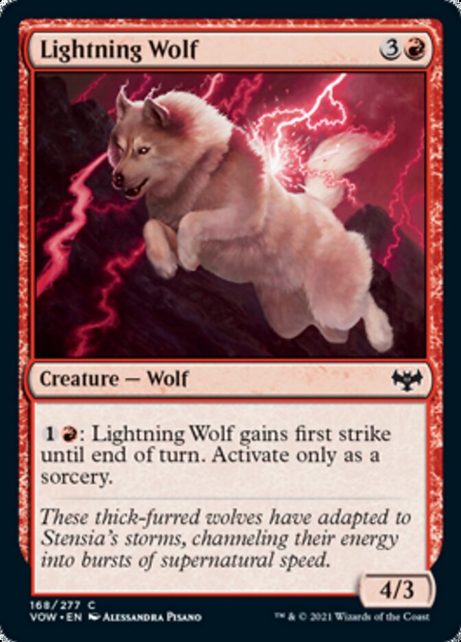 Lightning Wolf [Innistrad: Crimson Vow] | Chromatic Games