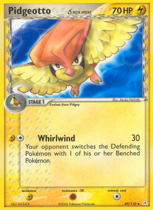 Pidgeotto (49/110) (Delta Species) [EX: Holon Phantoms] | Chromatic Games