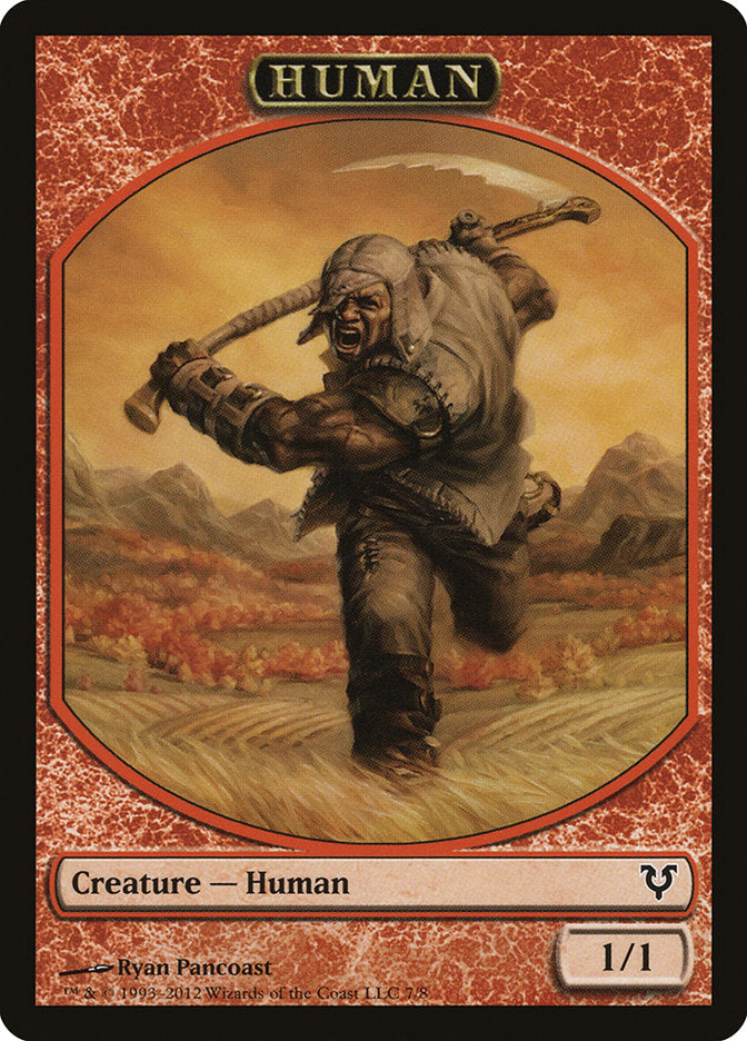 Human Token (7/8) [Avacyn Restored Tokens] | Chromatic Games