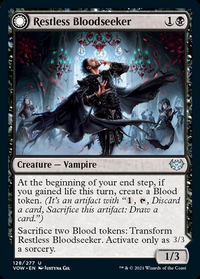 Restless Bloodseeker // Bloodsoaked Reveler [Innistrad: Crimson Vow] | Chromatic Games