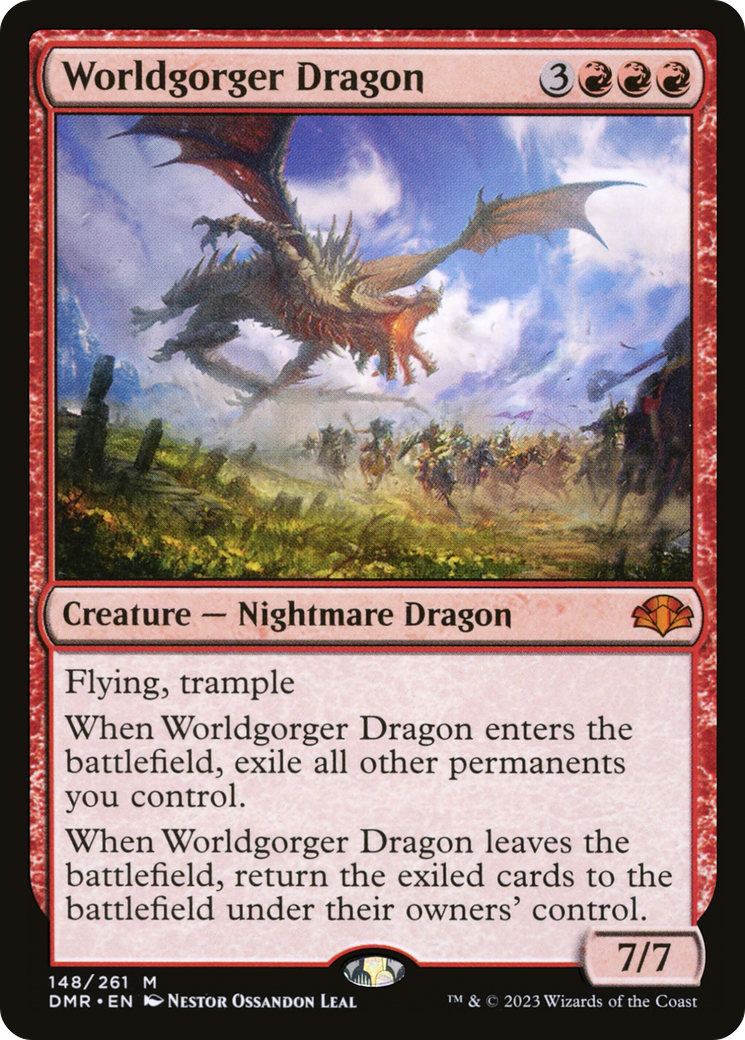 Worldgorger Dragon [Dominaria Remastered] | Chromatic Games