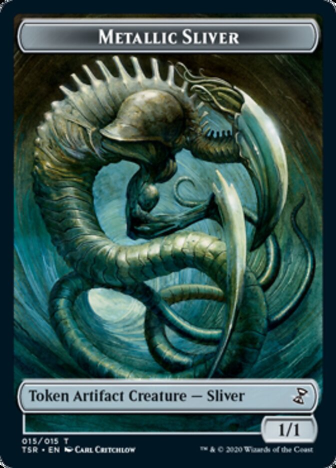 Metallic Sliver Token [Time Spiral Remastered Tokens] | Chromatic Games