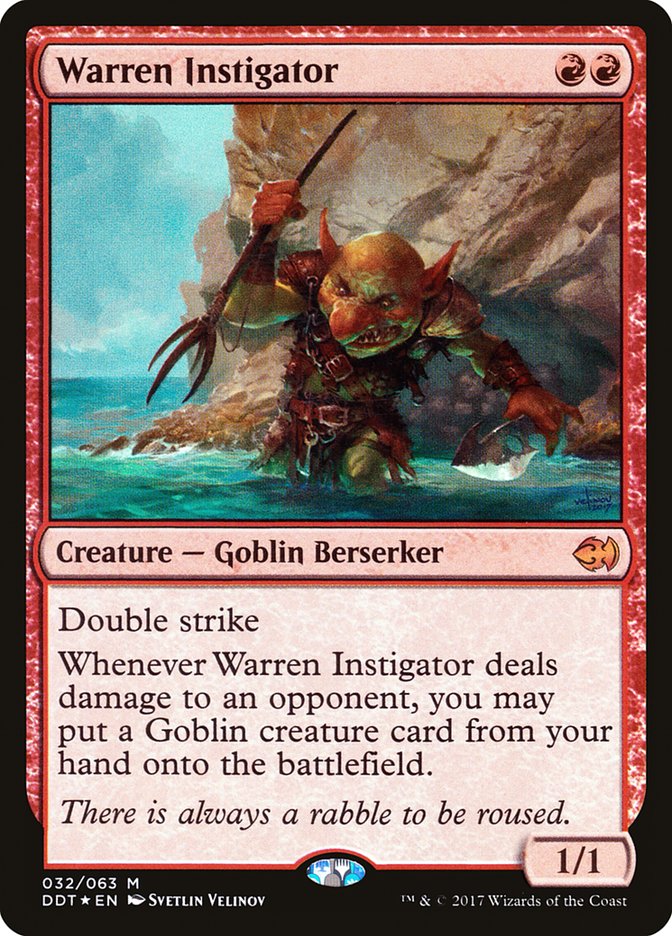 Warren Instigator [Duel Decks: Merfolk vs. Goblins] | Chromatic Games