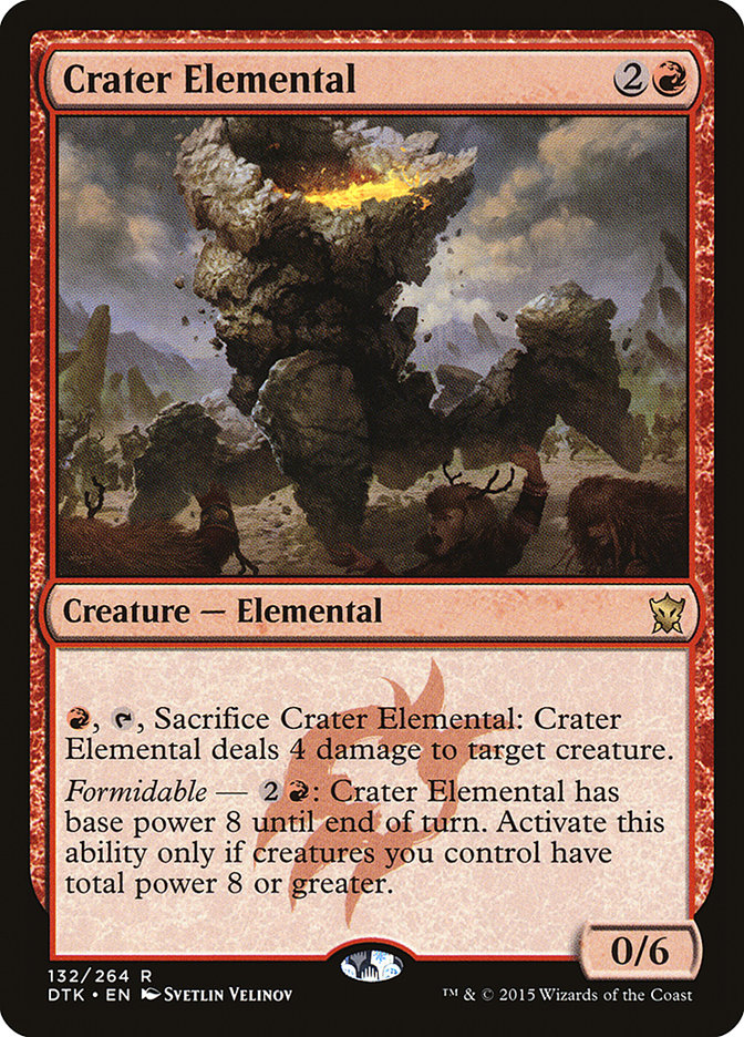 Crater Elemental [Dragons of Tarkir] | Chromatic Games