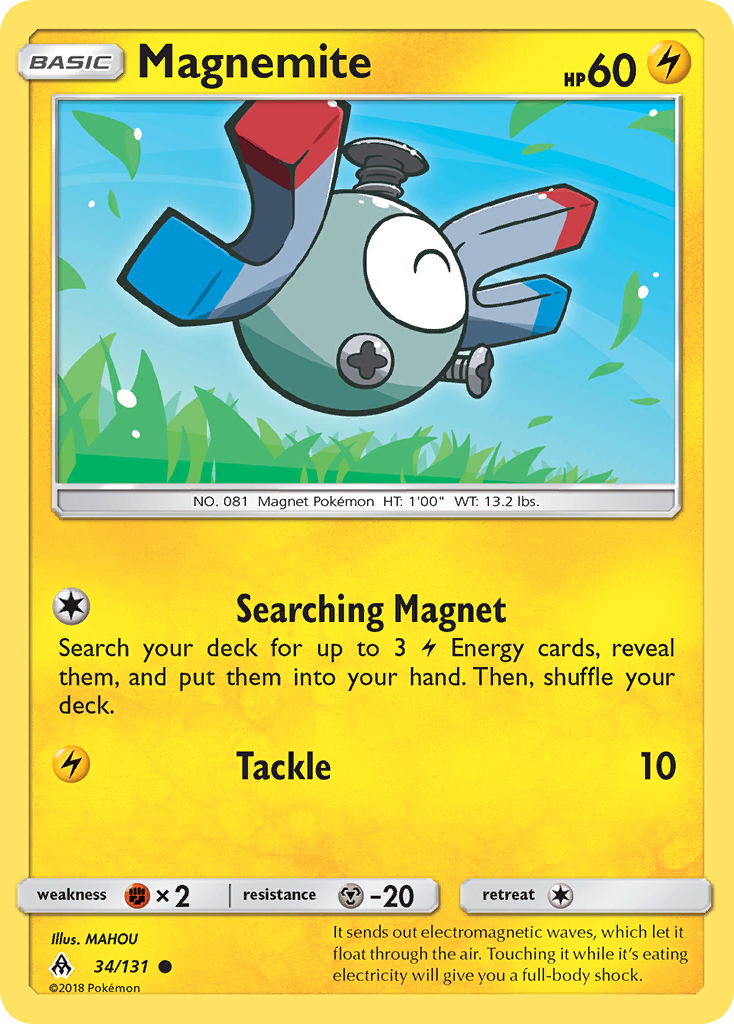 Magnemite (34/131) [Sun & Moon: Forbidden Light] | Chromatic Games