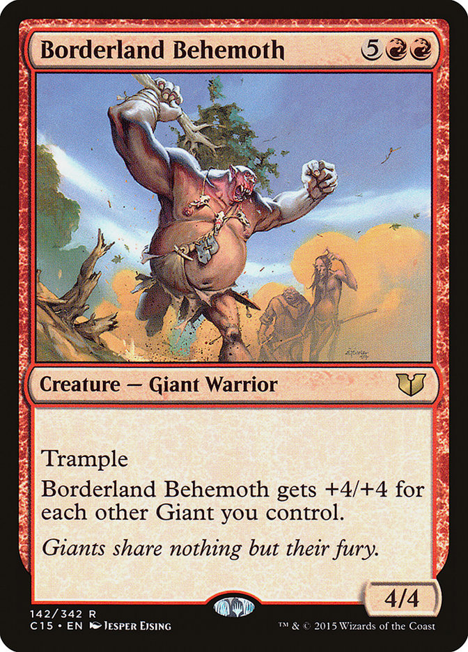 Borderland Behemoth [Commander 2015] | Chromatic Games