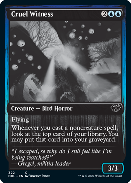 Cruel Witness [Innistrad: Double Feature] | Chromatic Games