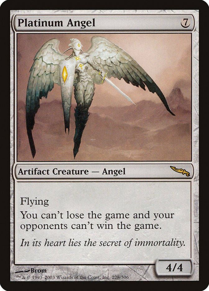 Platinum Angel [Mirrodin] | Chromatic Games