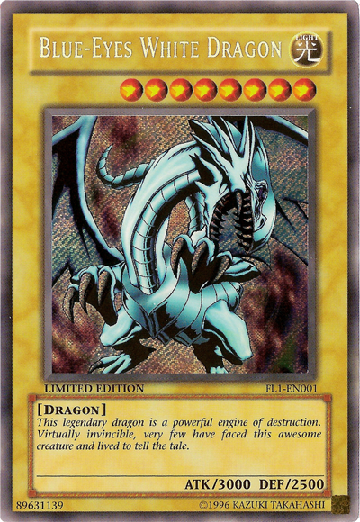 Blue-Eyes White Dragon [FL1-EN001] Secret Rare | Chromatic Games