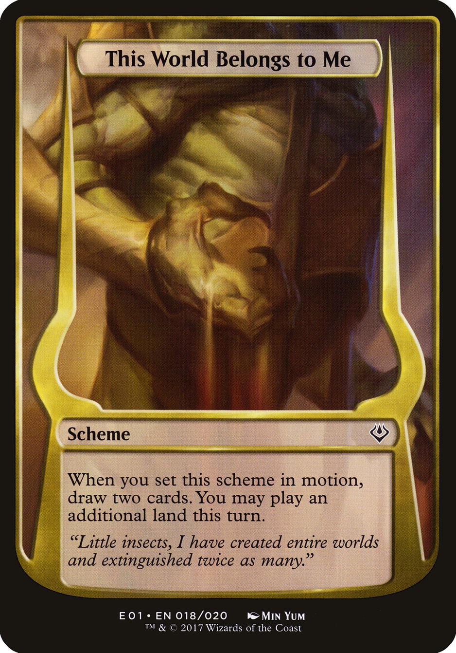 This World Belongs to Me (Schemes) [Archenemy: Nicol Bolas Schemes] | Chromatic Games