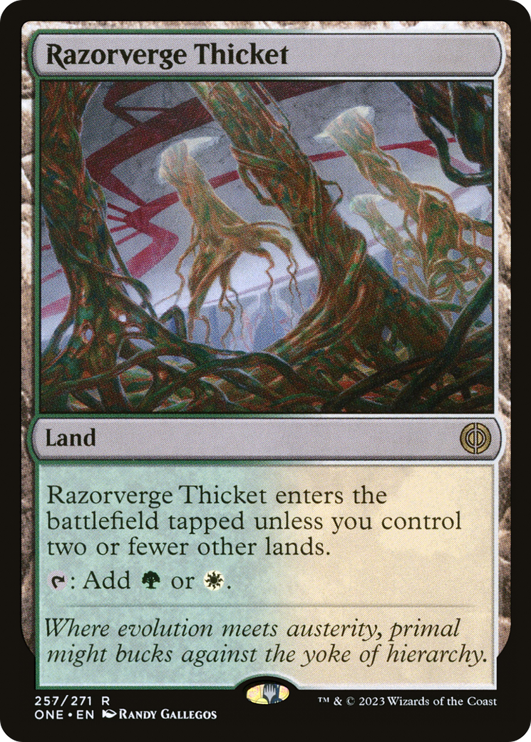 Razorverge Thicket [Phyrexia: All Will Be One] | Chromatic Games