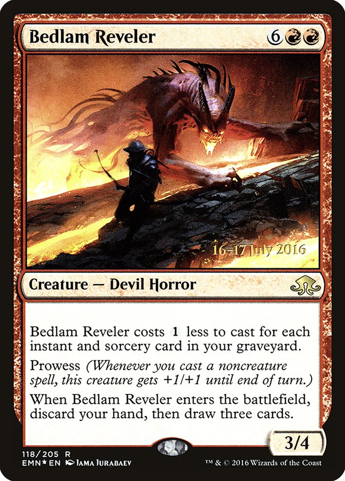 Bedlam Reveler [Eldritch Moon Prerelease Promos] | Chromatic Games