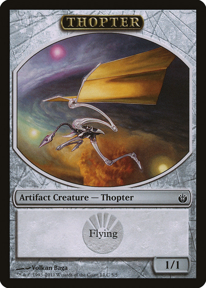 Thopter Token [Mirrodin Besieged Tokens] | Chromatic Games