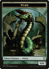 Saproling // Wurm Double-Sided Token [Ravnica Allegiance Guild Kit Tokens] | Chromatic Games