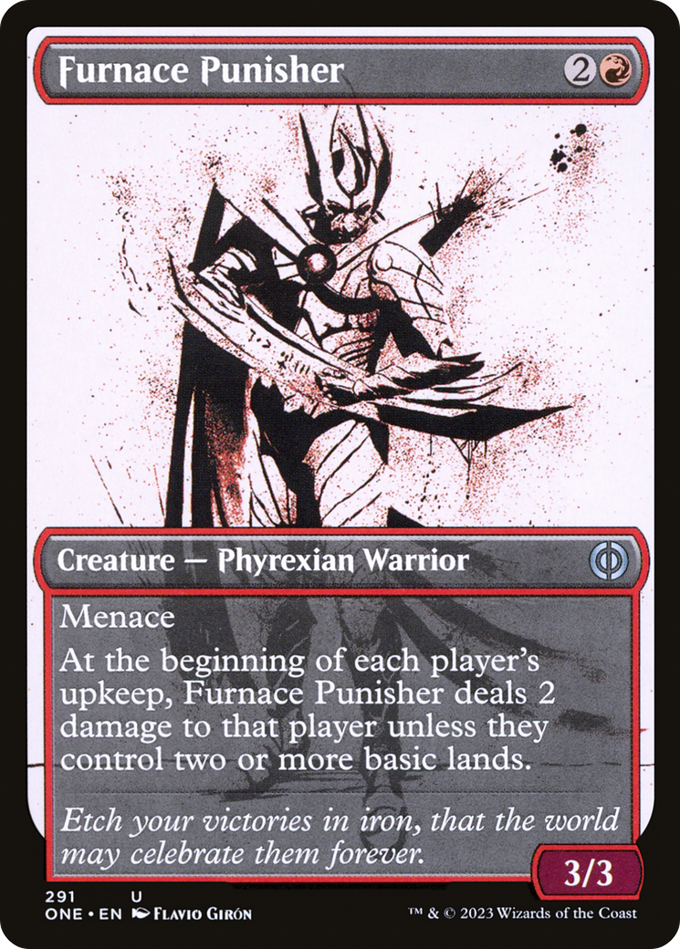 Furnace Punisher (Showcase Ichor) [Phyrexia: All Will Be One] | Chromatic Games