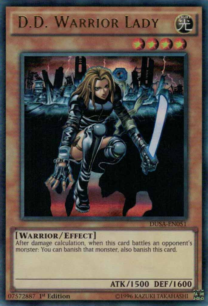 D.D. Warrior Lady [DUSA-EN051] Ultra Rare | Chromatic Games