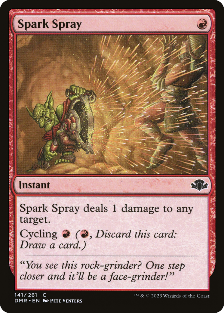 Spark Spray [Dominaria Remastered] | Chromatic Games