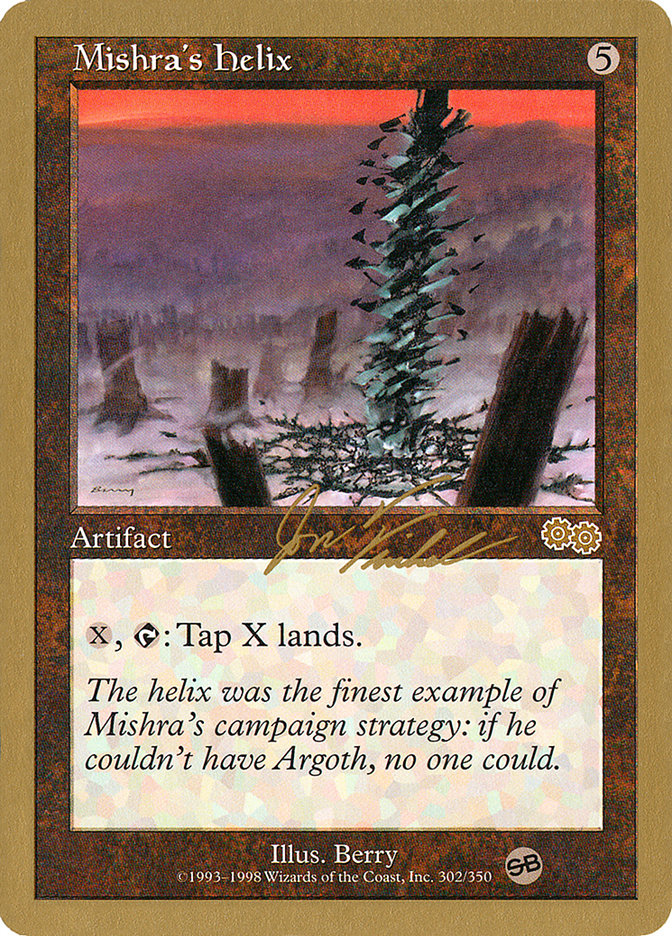 Mishra's Helix (Jon Finkel) (SB) [World Championship Decks 2000] | Chromatic Games