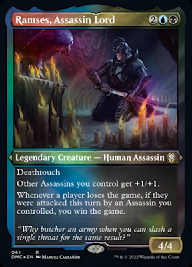 Ramses, Assassin Lord (Foil Etched) [Dominaria United Commander] | Chromatic Games