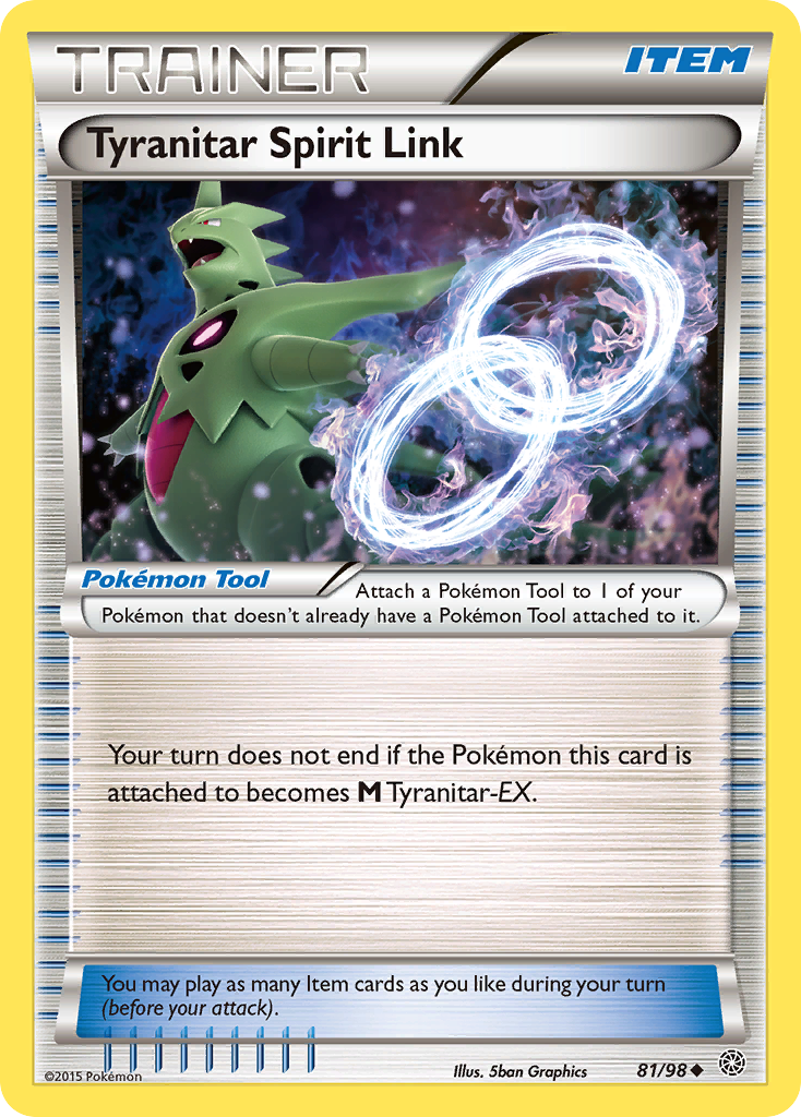 Tyranitar Spirit Link (81/98) [XY: Ancient Origins] | Chromatic Games