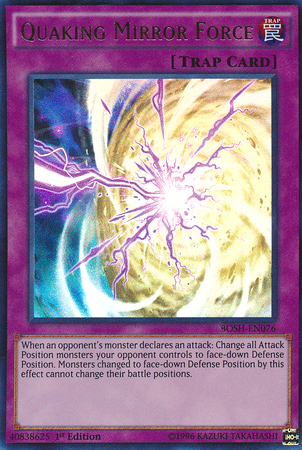 Quaking Mirror Force [BOSH-EN076] Ultra Rare | Chromatic Games