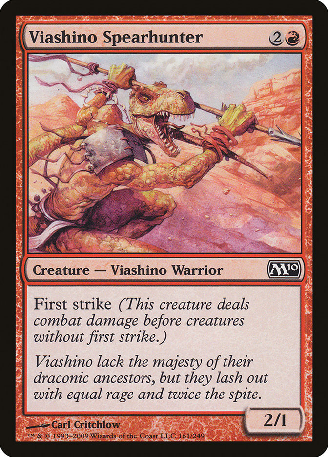 Viashino Spearhunter [Magic 2010] | Chromatic Games