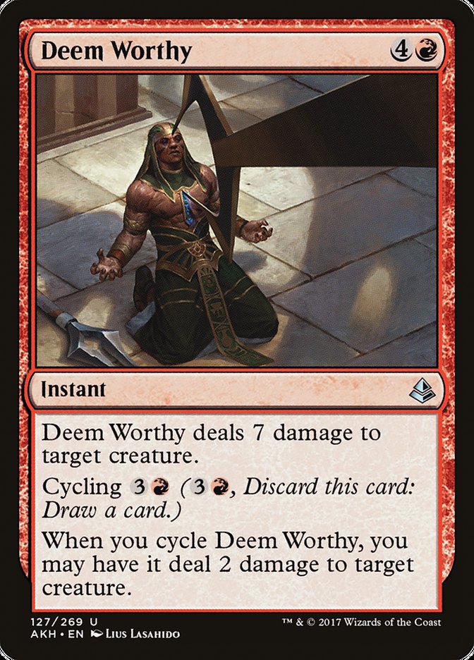 Deem Worthy [Amonkhet] | Chromatic Games