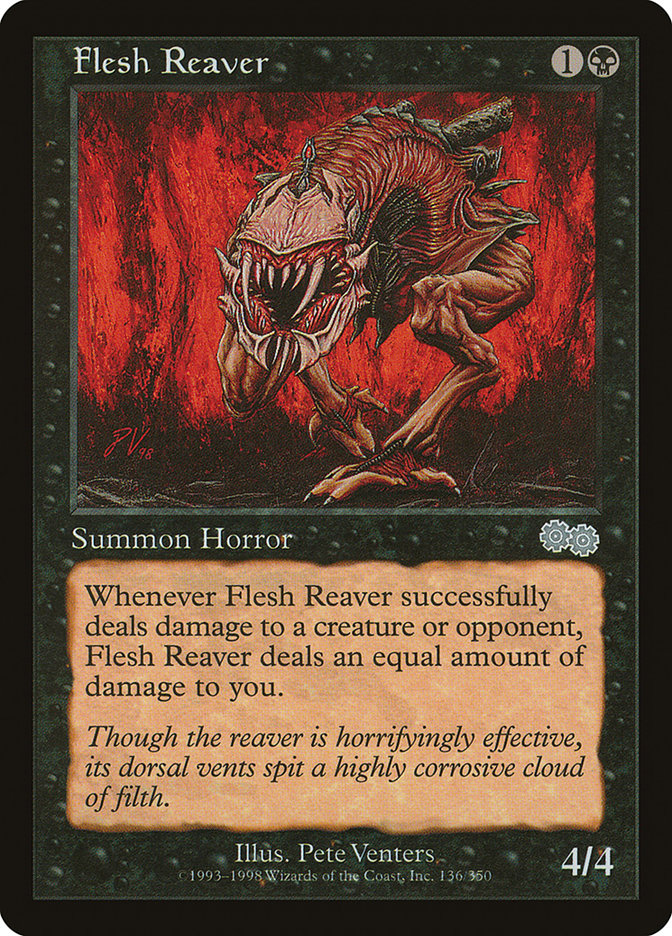 Flesh Reaver [Urza's Saga] | Chromatic Games