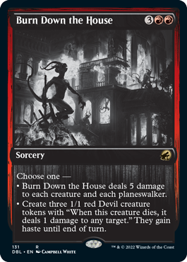 Burn Down the House [Innistrad: Double Feature] | Chromatic Games