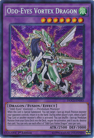 Odd-Eyes Vortex Dragon [DOCS-EN045] Secret Rare | Chromatic Games