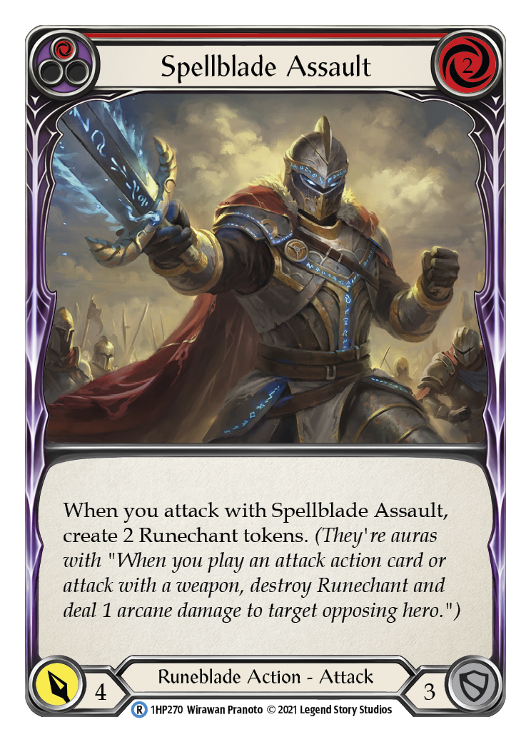 Spellblade Assault (Red) [1HP270] (History Pack 1) | Chromatic Games