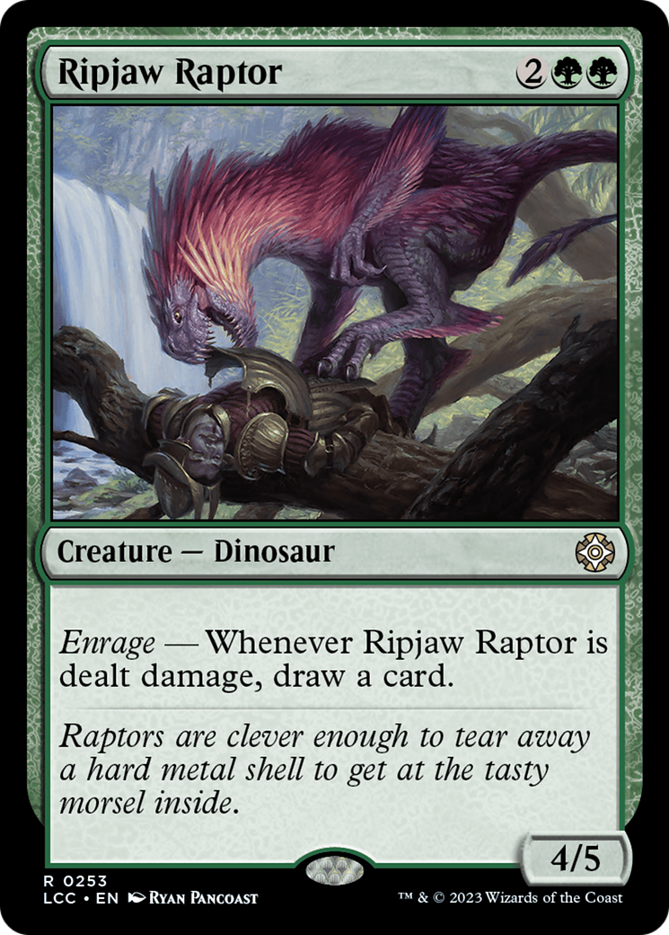 Ripjaw Raptor [The Lost Caverns of Ixalan Commander] | Chromatic Games