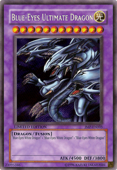 Blue-Eyes Ultimate Dragon [JMP-EN005] Ultra Rare | Chromatic Games