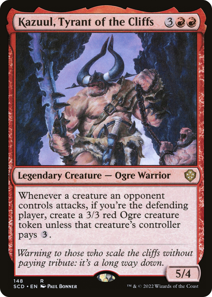 Kazuul, Tyrant of the Cliffs [Starter Commander Decks] | Chromatic Games