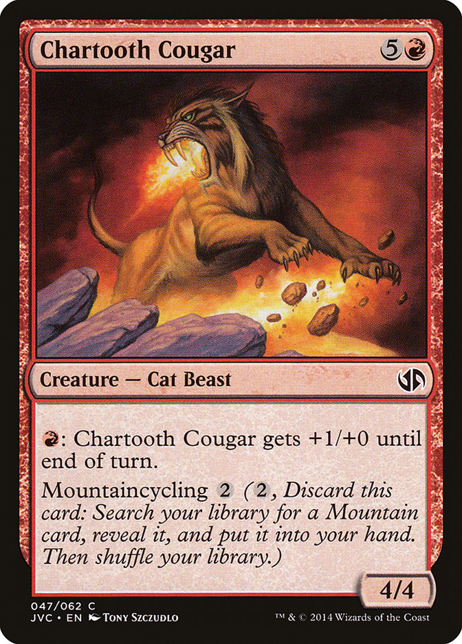 Chartooth Cougar [Duel Decks Anthology] | Chromatic Games