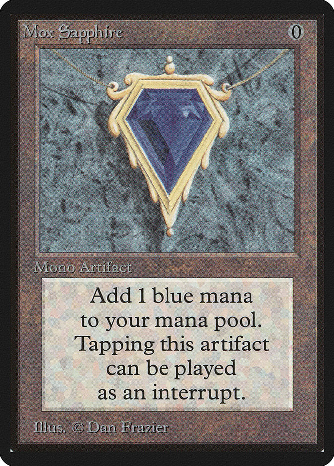 Mox Sapphire [Beta Edition] | Chromatic Games