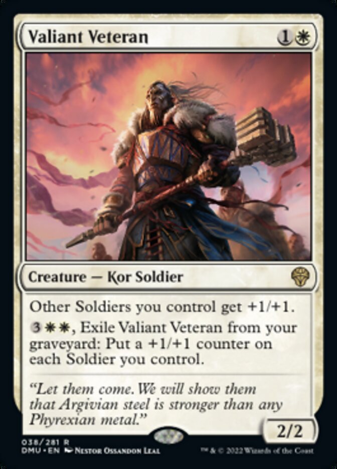 Valiant Veteran [Dominaria United] | Chromatic Games