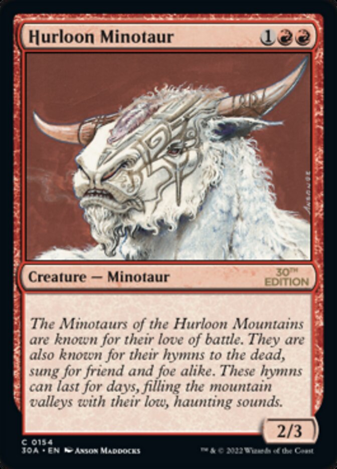 Hurloon Minotaur [30th Anniversary Edition] | Chromatic Games