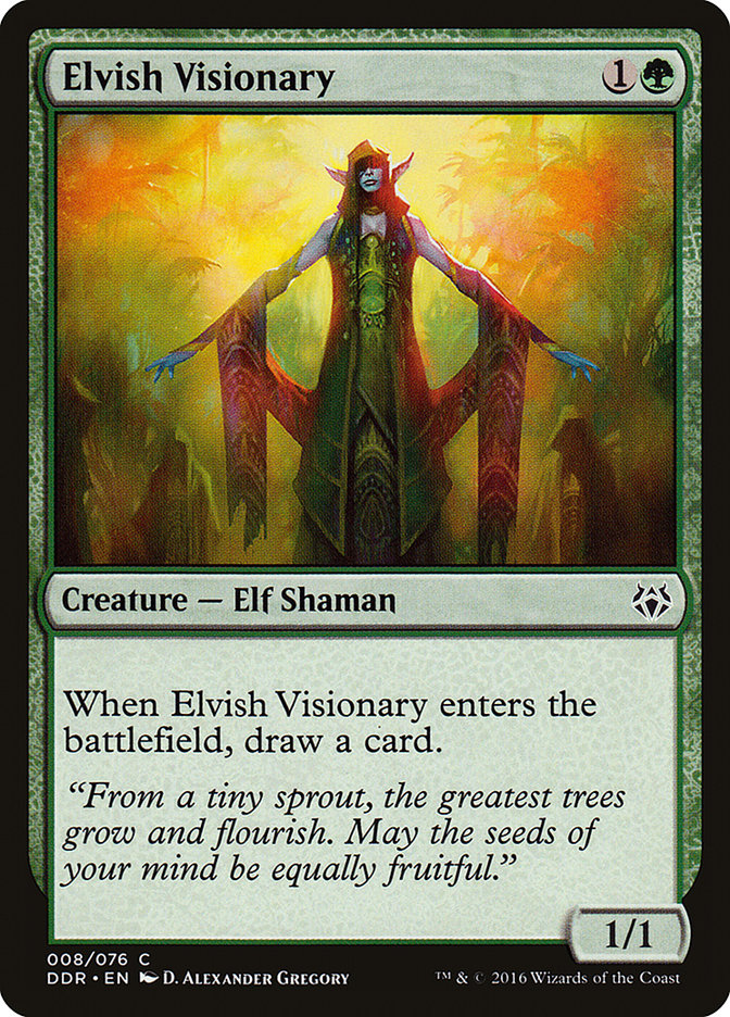 Elvish Visionary [Duel Decks: Nissa vs. Ob Nixilis] | Chromatic Games